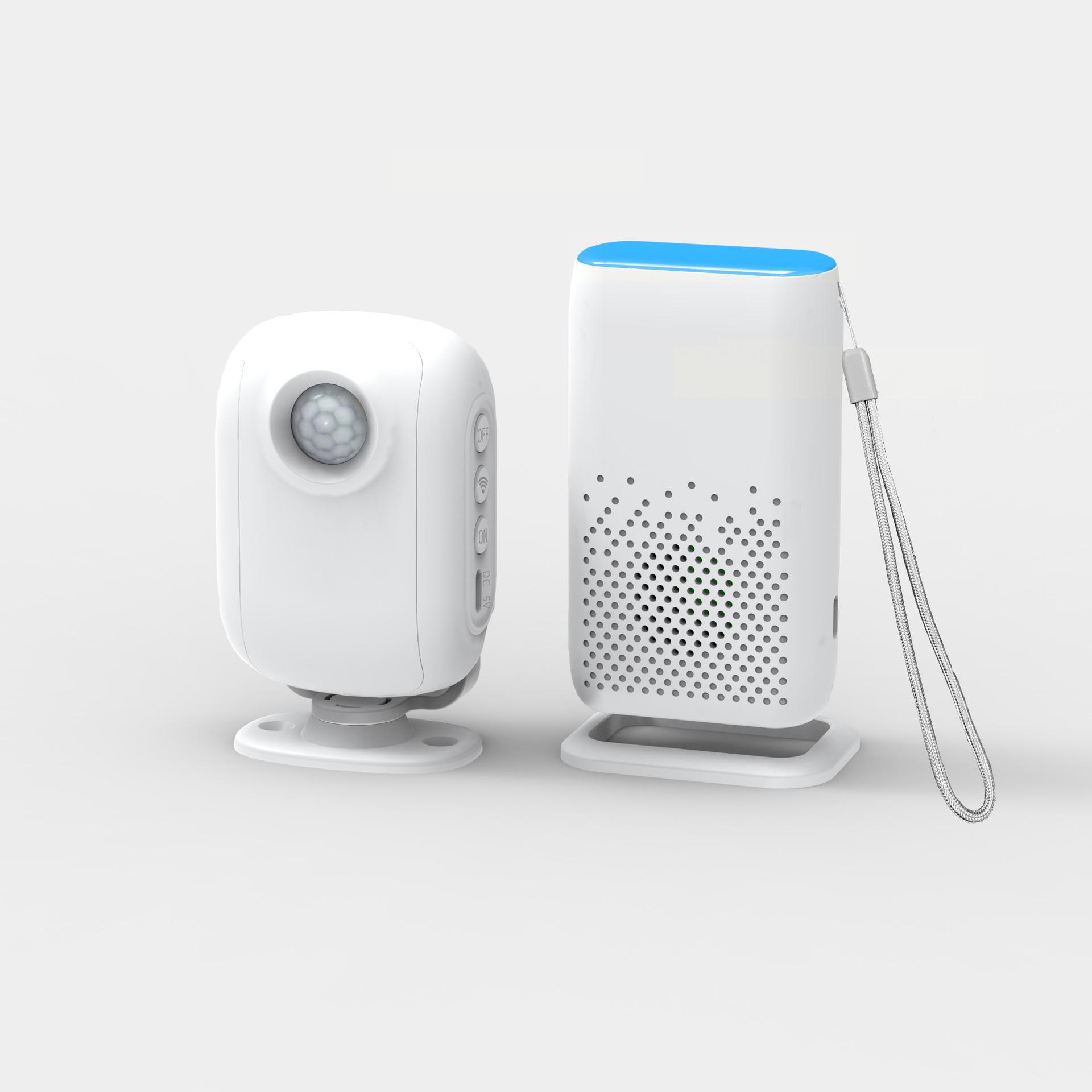 Infrared Sensor Doorbell with Multi-mode Adjustment for Home Protection and Entry Reminder