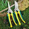 Stainless Steel Pruning Shears Safe Lock Non-slip Tree Branch Trimmer Ergonomic Handle Shock Absorbing Horticulture Secateur
