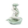 Ceramic Incense Burner Fountain Hand Shape Reflux Incense Burn Tray  Home Decoration