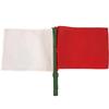 Red/White Signal Flag Set with Whistle & LED Light (5-Pack)