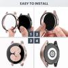 Glass+Case for Samsung Galaxy Watch 6 4 40mm 44mm accessorie PC Bumper Cover All-Around Screen Protector Galaxy watch 5 pro 45mm