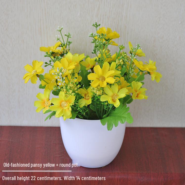 

Бонсай з шовкової троянди: Штучні Квіти та Зелень для Внутрішнього/Зовнішнього Декору