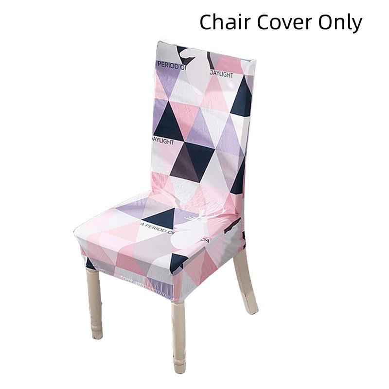 

Съемные чехлы на обеденные стулья для комнаты, эластичные накидки, противоскользящие, пыленепроницаемые Style H