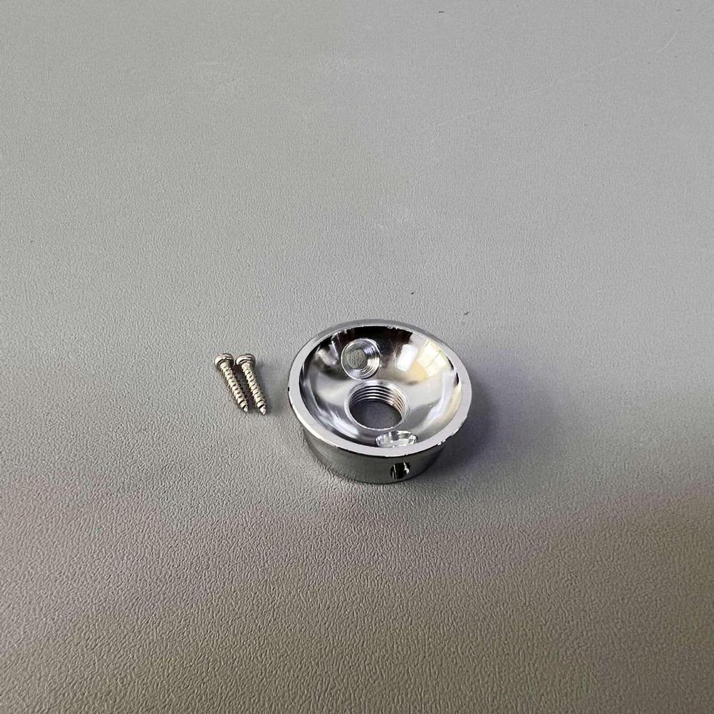 TELE Thickened Round Electric Guitar Jack Holder and Gasket Plate