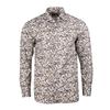 Men's Beige/brown Floral Long-sleeved Shirt