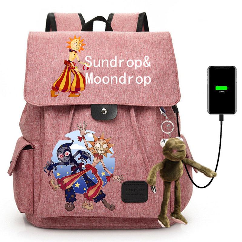 3-delige Schoolrugzakset voor Studenten Grote Capaciteit Oxford Stof Schooltas met Schouderband en Etui