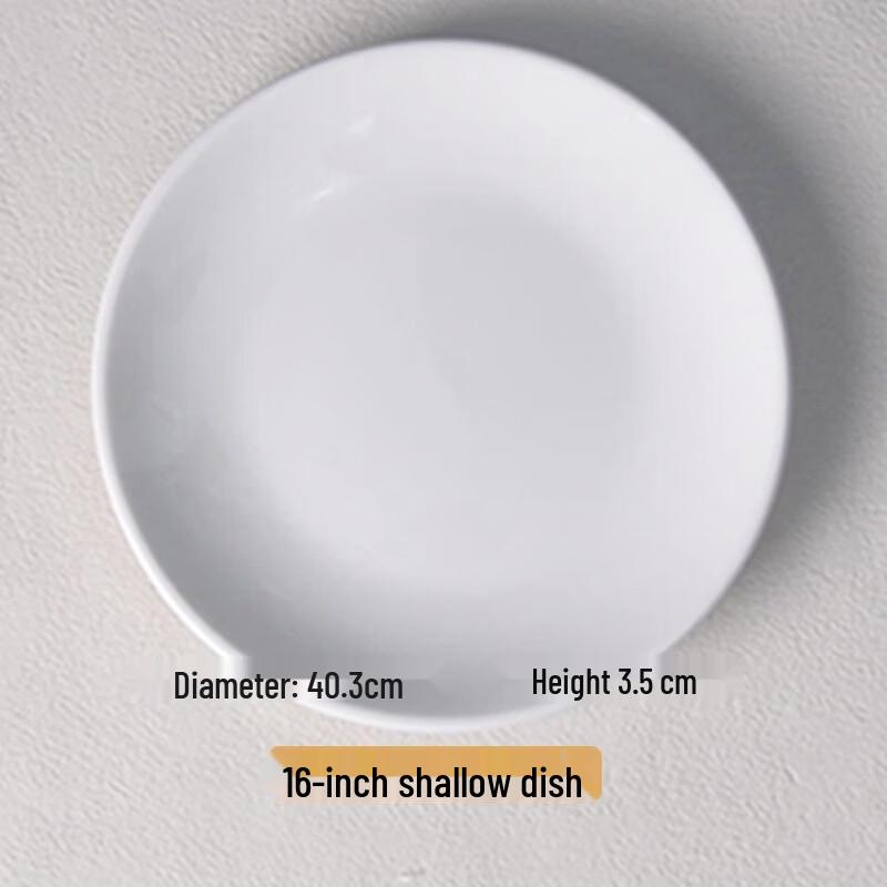 Zhi Shi Commercial White Ceramic Western Dinner Plates