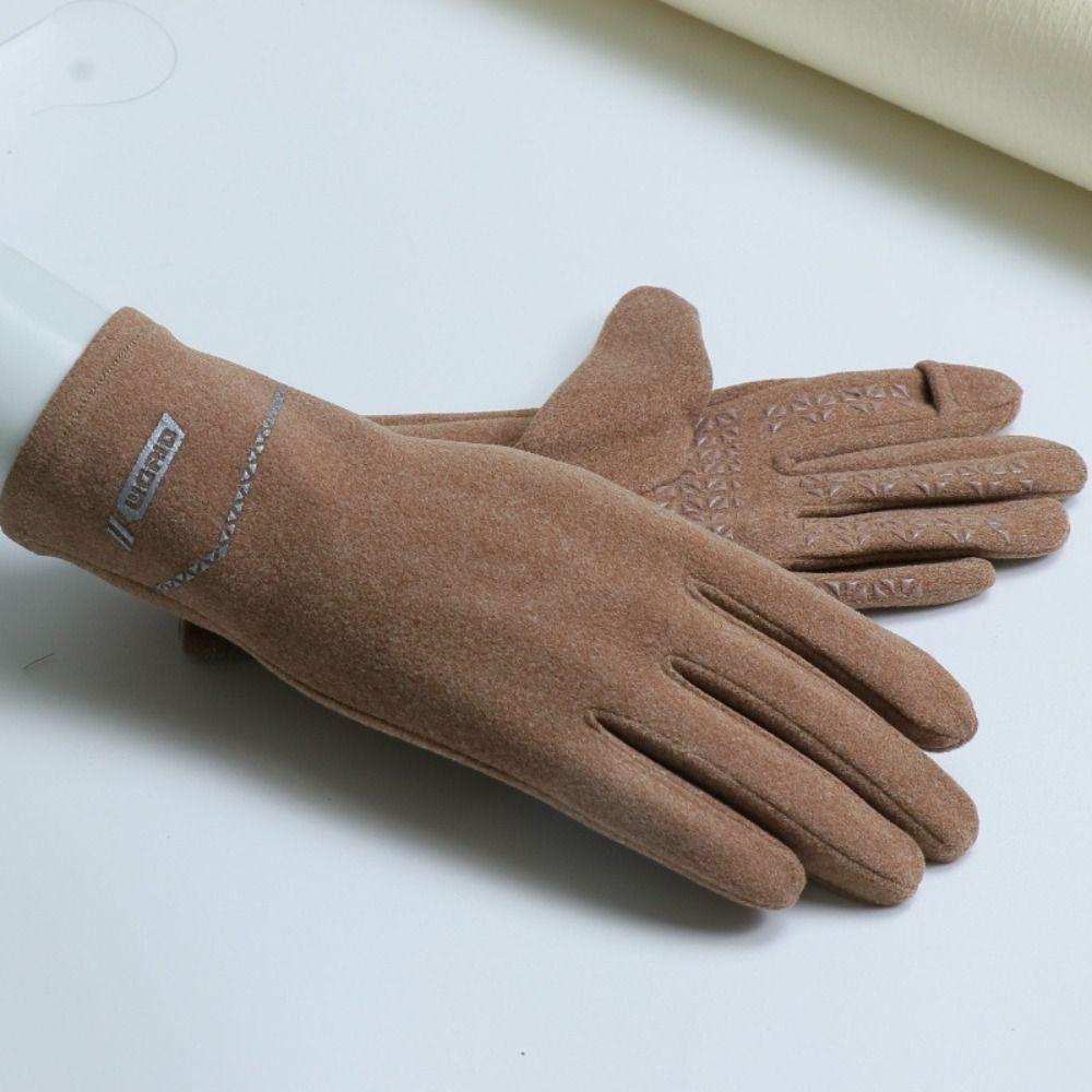 

Рукавички з відкритими пальцями, протиковзкі рукавиці з сенсорним екраном, товари для спорту на свіжому повітрі хакі