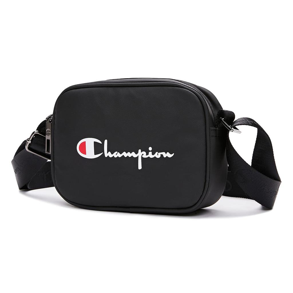 Champion Polyvinyl Chloride Crossbody Bag Medium Unisex Black U3AACPU10