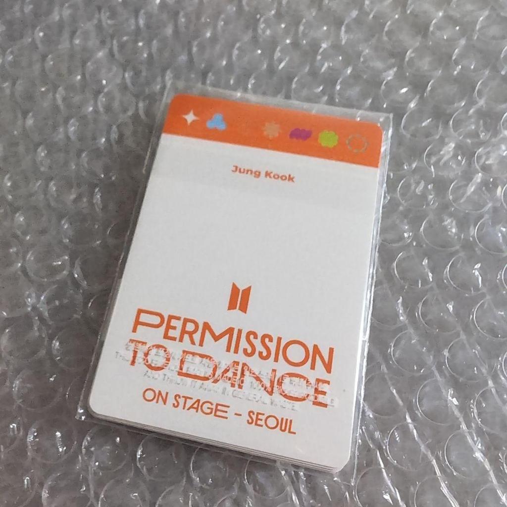 [USED] BTS PERMISSION TO DANCE SOUL PTD Trading Card Complete