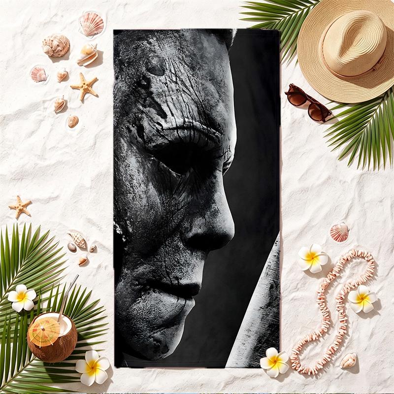 Michael Myers Soft Beach Towel Stylish Beach Pool Towel for Summer Seaside Vacation Travel