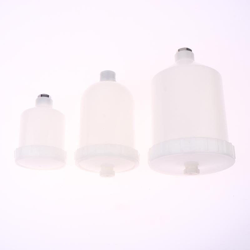 125/250/600Ml Plastic Spray Paint Cup Sprayer Cup Air Gravity Feed Paint Spray Pot Thread Connector For Spray Gun Parts