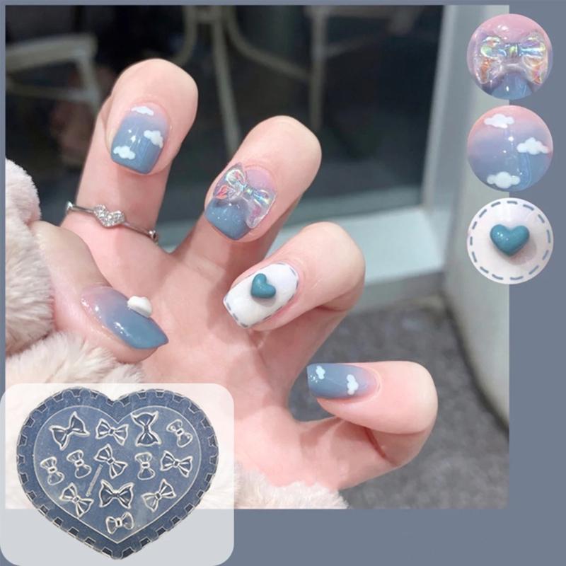 Sculpture Stamping Plate Nails Stencils Crystal Epoxy Resin Mold Nail Art Tool Elegant Manicure Templates Accessoires