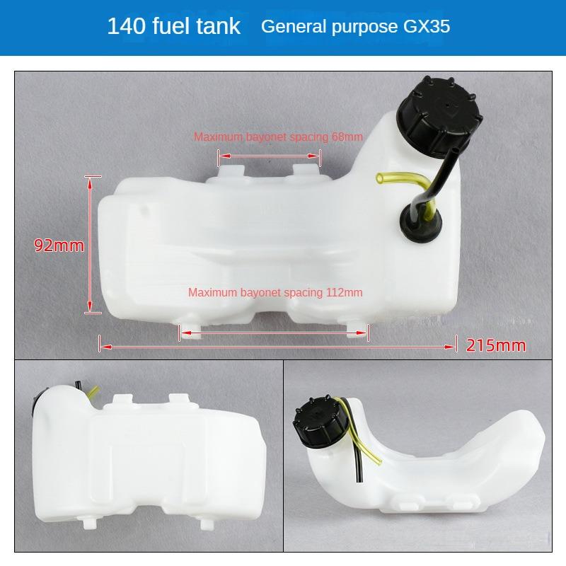 Depósito de Combustible para Desbrozadora Compatible con 140/139/34/32/44-5/G45/48/40-5B/40-5/40-6 para Komatsu Kawasaki Robin Desbrozadora Piezas de Desbrozadora