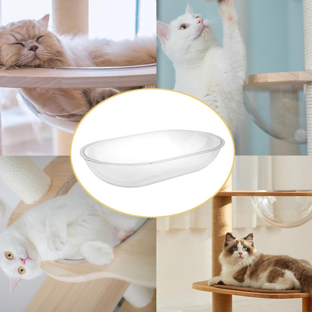 Cat Bed House Climbing Frame Accessories Pet Furniture Small Animals Clear Decor