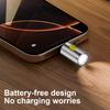 LED Outdoor Keychain Flashlight Lightweight High Brightness Flashlight Mini Pocket Flashlight for Camping Hiking Emergencies