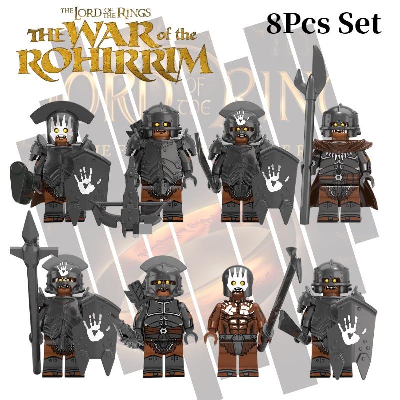 Kt1033 Magic Lord Mini Figure Series Powerful Orc Xp254-261 Children's Educational Building Toy