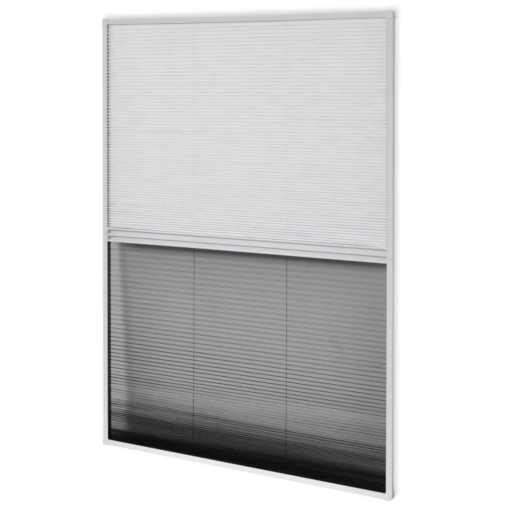 Insect Protection Pleated Blind for Windows Aluminum Blind 80 X 100 Cm