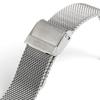 The STAC Made in Japan Domestic Watch 36mm Classic Retro Unisex White Stainless Steel Mesh Belt [The Stack] Men's Women's ST-AR002