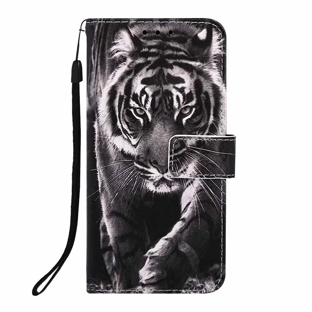 Cute Painted Leather Flip Case on For Tecno Pova Curve 2 Camon 50 Spark Go 3 2 1 1S Pop 10 10C Wallet Stand Book Cover Card Slot