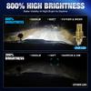 2Pcs 30000LM H4 LED Headlight Bulbs 9003 HB2 Led High Low Beam Motorcycle Headlamp Car Light 24pcs 3570 CSP Turbo  Auto Moto Lamp 6500K 12V