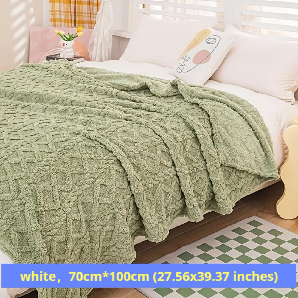 Jacquard Taft Fleece Blanket Coral Fleece Blanket Sofa Blanket Office Blanket Cross-border Blanket Pet Blanket