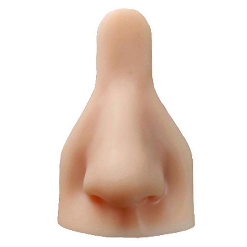 Měkký Silikonový Flexibilní 3D Trojrozměrný Model Nosu Pro Nácvik Piercingu Vystavení Šperků Nosního Kroužku Model Piercingu