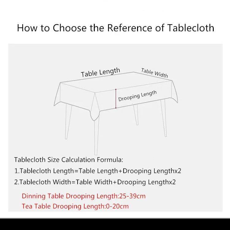 Ubrus s potiskem Santa Clause ,Kuchyňský stůl Obdélníkový ubrus ,Domácí večeře Dekorace na svatbu Lze prát