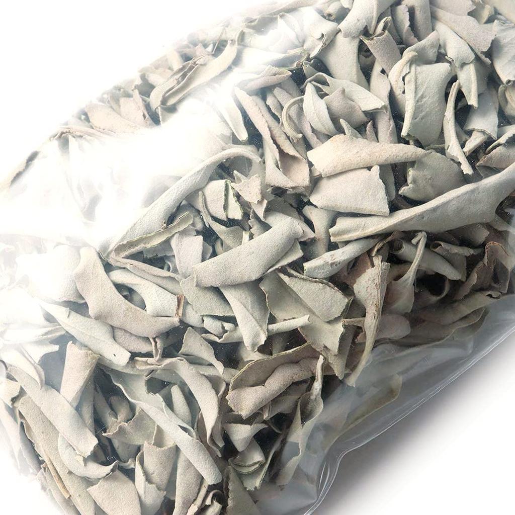 [GOLDSTEIN] Pestizidfreier Weißer Salbei aus Kalifornien, ca. 50g (Keine Zweige, Zerquetscht)