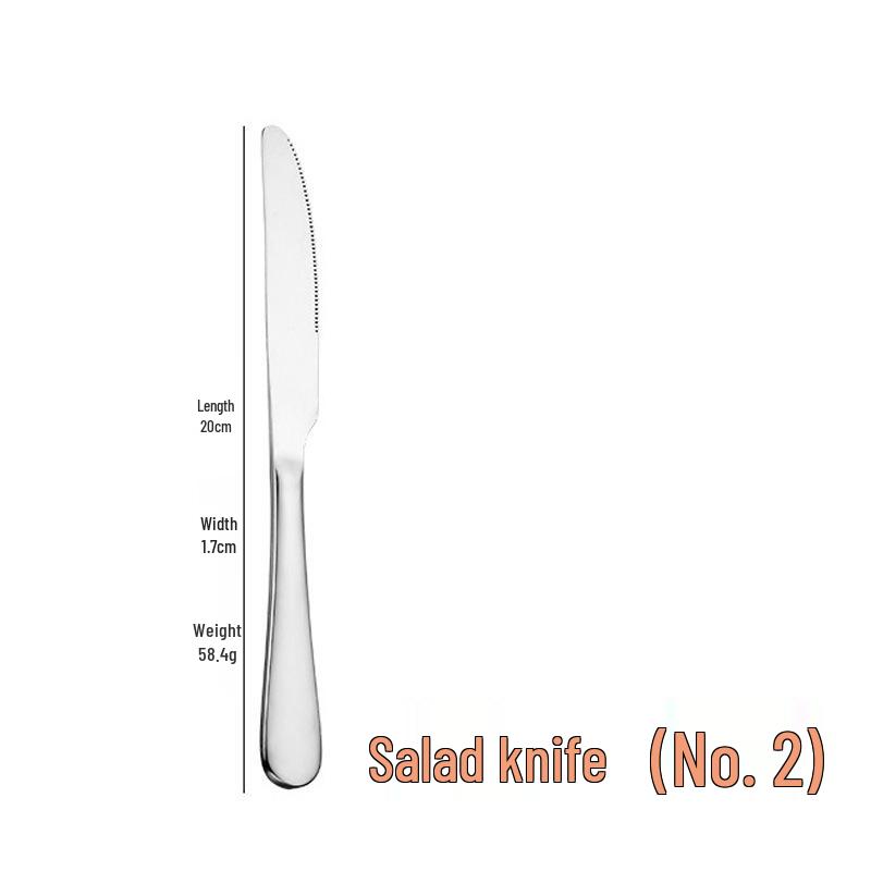 In-Stock Western Steak Knife & Fork Set - Professional Stainless Steel, Light Luxury, Disassemblable.