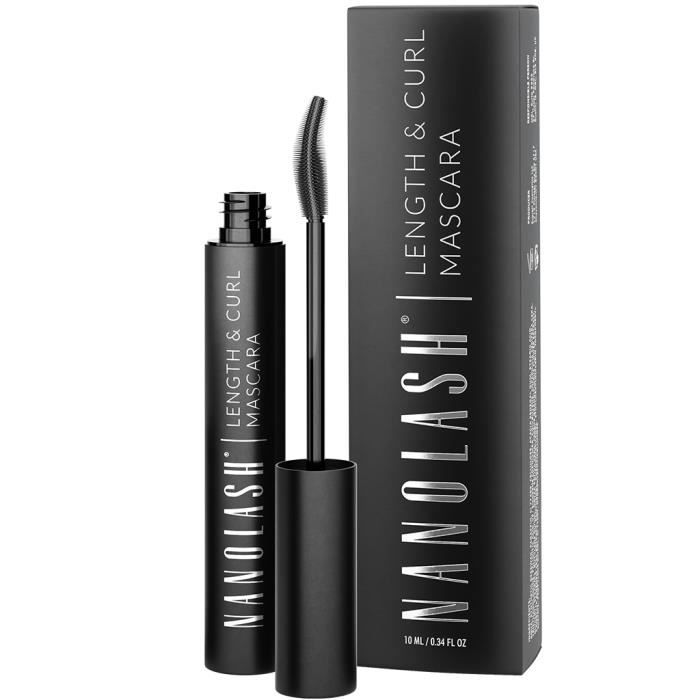 Mascara - Nanolash - Allongeant Et Recourbant - 10 Ml - Noir - Non Waterproof