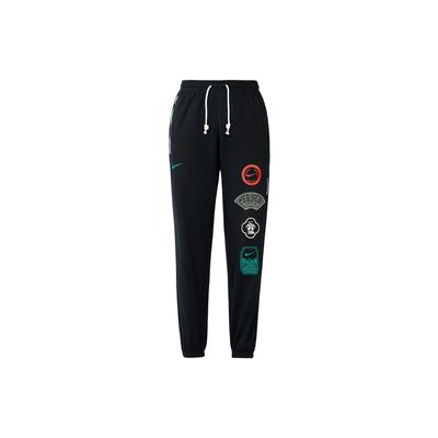 Patterned Print Lace-Up Jogger Sweatpants Men Bottoms Black DR6405-010