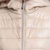 Mujer Otoño Invierno Abrigo Acolchado Con Capucha Grueso Manga Larga Cálido Color Sólido Suave Slim Fit Cierre De Cremallera Bolsillos Cardigan Señora Algodón Abrigo Chaqueta