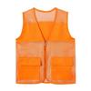 Vlastní logo Prodyšná síťovaná reflexní vesta pro veřejné služby a dobrovolnické aktivity