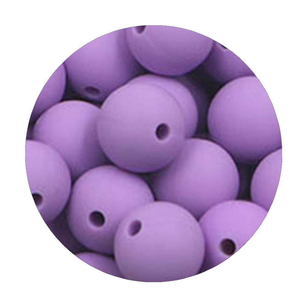 50Pcs/lot 9/12/15mm Loose Beads Silicone Round Beads Pearl Beads Food Grade For Jewelry Making DIY Handmade Accessories