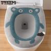 Thickened Warm Toilet Seat Cushions Printed All-season Universal Toilet Seat Covers Large Household Toilet Seat Cover Pads