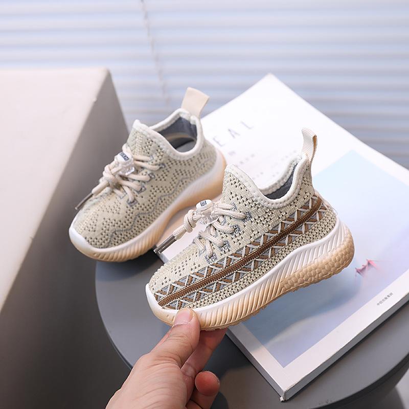 Children's Coconut Shoes Spring Edition Boys' Sports Shoes Breathable Mesh Shoes Girls' Casual Shoes Soft Sole Baby Shoes
