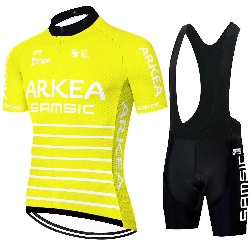 Summer Quick-drying Cycling Suit New Cross-border Tour De France Cycling Shirt Men's and Women's Breathable Cycling Suit Set