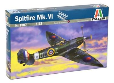 Italeri 1307 Spitfire Mk Vi Plastic Kit 172