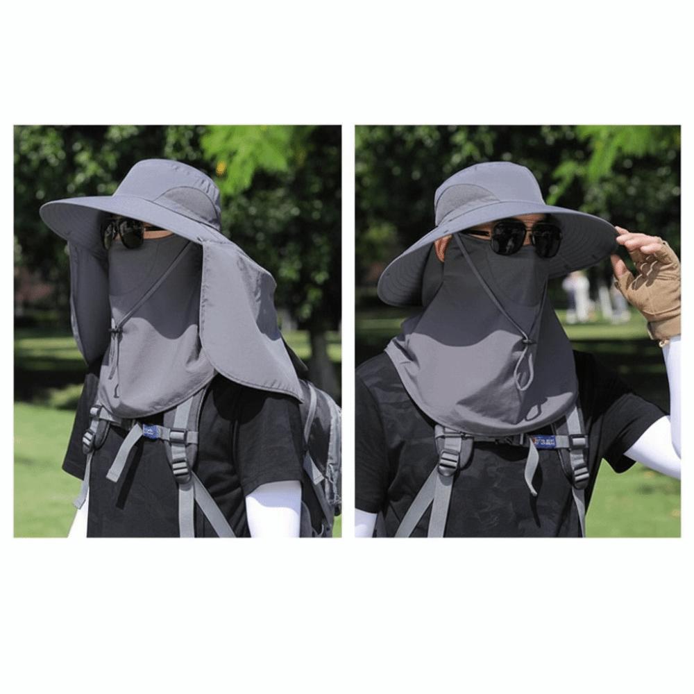 UV Protection Sun Protection Hat Breathable Face Covering Sunhat Casual Women Fisherman Hat  Summer