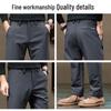 Jeep Men's Stretchy Straight Fit Business Casual Trousers