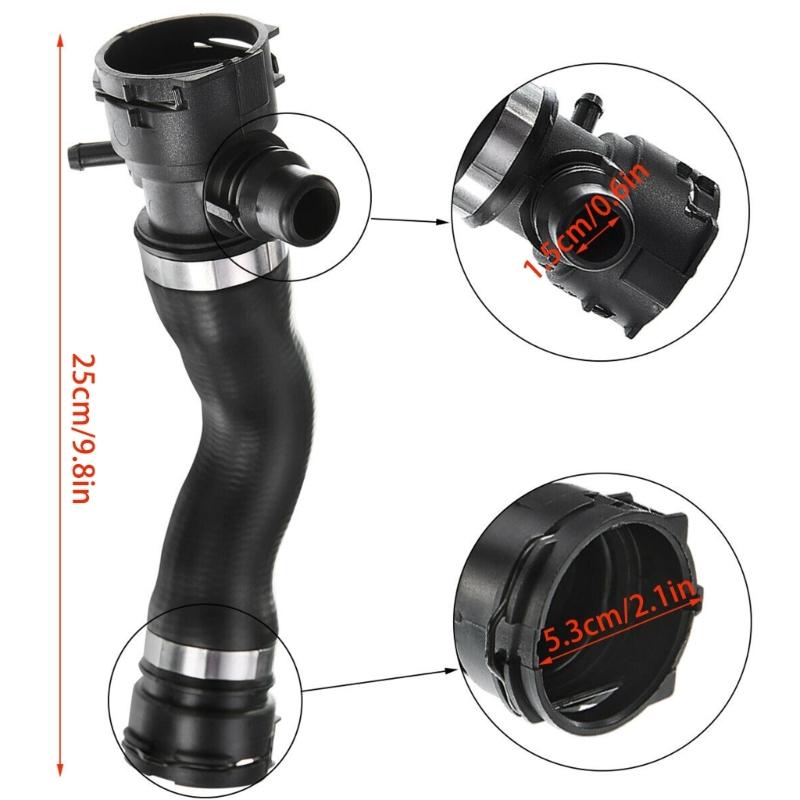 Upper Radiator Cooling Water Hose Inlet Pipe For E88 E82 E89 E91 E92 E93 125i 130i 17127531579 Water Tank Radiator Tube