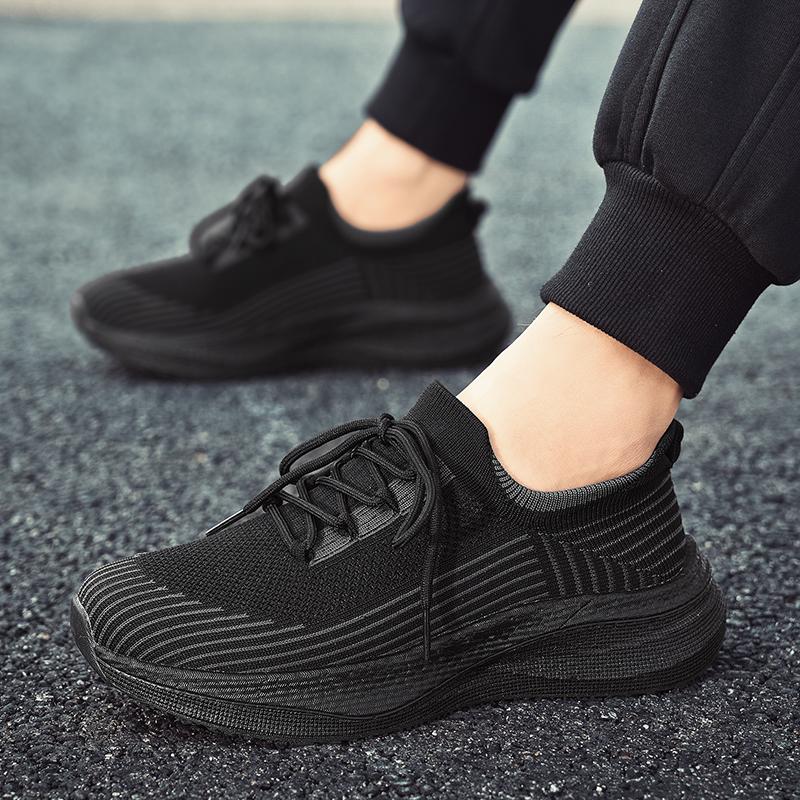 Nuova Moda Uomo Quattro Stagioni Scarpe Comode con Suola Spessa Studenti Ragazzi di Tendenza Suola Morbida Traspiranti Casual Scarpe da Corsa