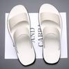 2025 Summer New Men's Cool Slippers Fashion Leather Casual Slipper Outdoor Non Slip Flat Beach Sandals for Men Designer Slippers