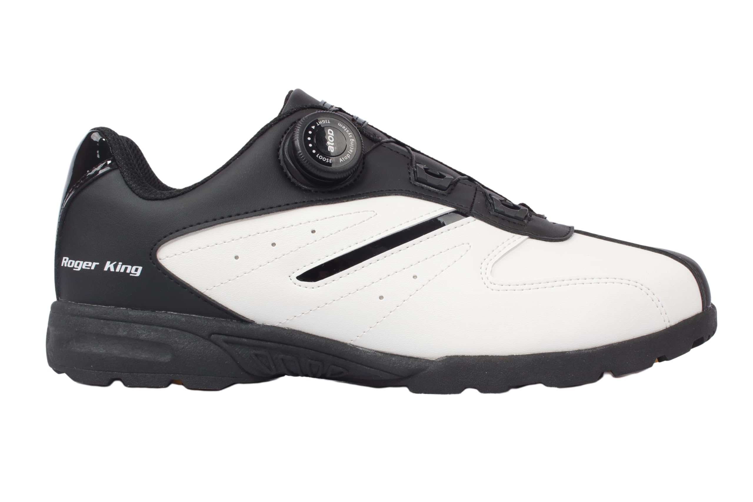 

Hirota Golf RK-04F Men s Dial-Type Spikeless Golf Shoes, White/Black, Size 26.5 cm, 3.5E