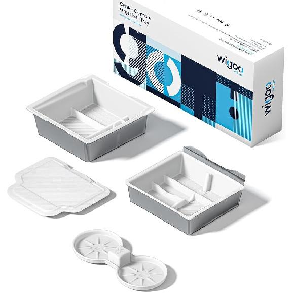 Wigoo Tesla New Model Y Juniper & Model 3 Center Console Organizer [Double Layer Space, Slide Smoothly] Model 3 (2024~2025)/New Model Y Juniper