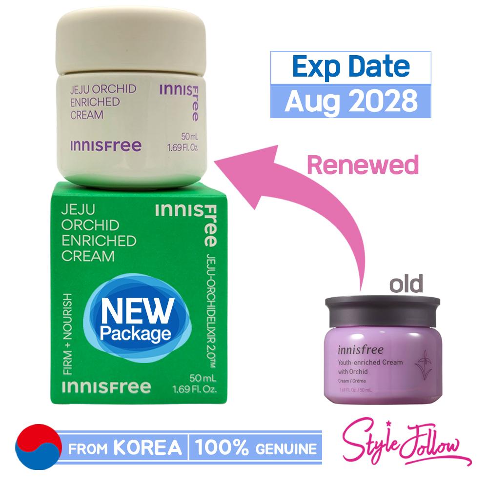 [INNISFREE] Обогащенный крем с орхидеей Чеджу, 50 мл 1pc + Sample Gifts