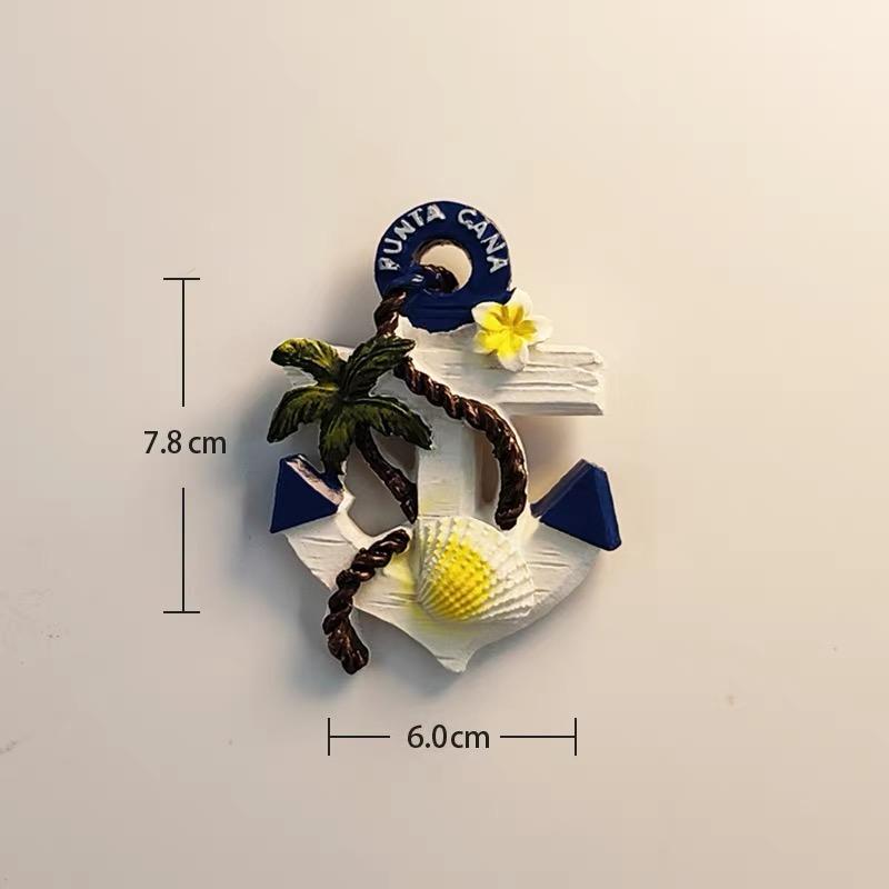 

Dominican Republic Travel Souvenir Refrigerator Magnet 3D Refrigerator Magnet Decorative Refrigerator Magnet