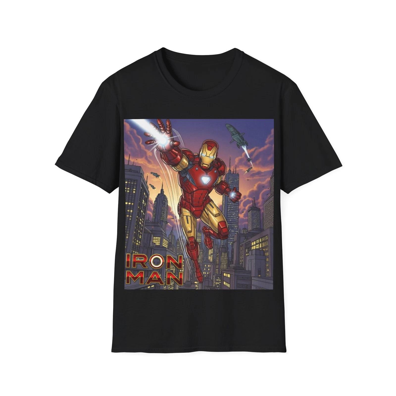 Iron Man T Shirt Marvel Comics Tech Hero Tee L