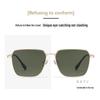Trendy Women's Polarized Sunglasses 8711: High-End Metal Frame, UV Protection, Perfect for Driving and Style